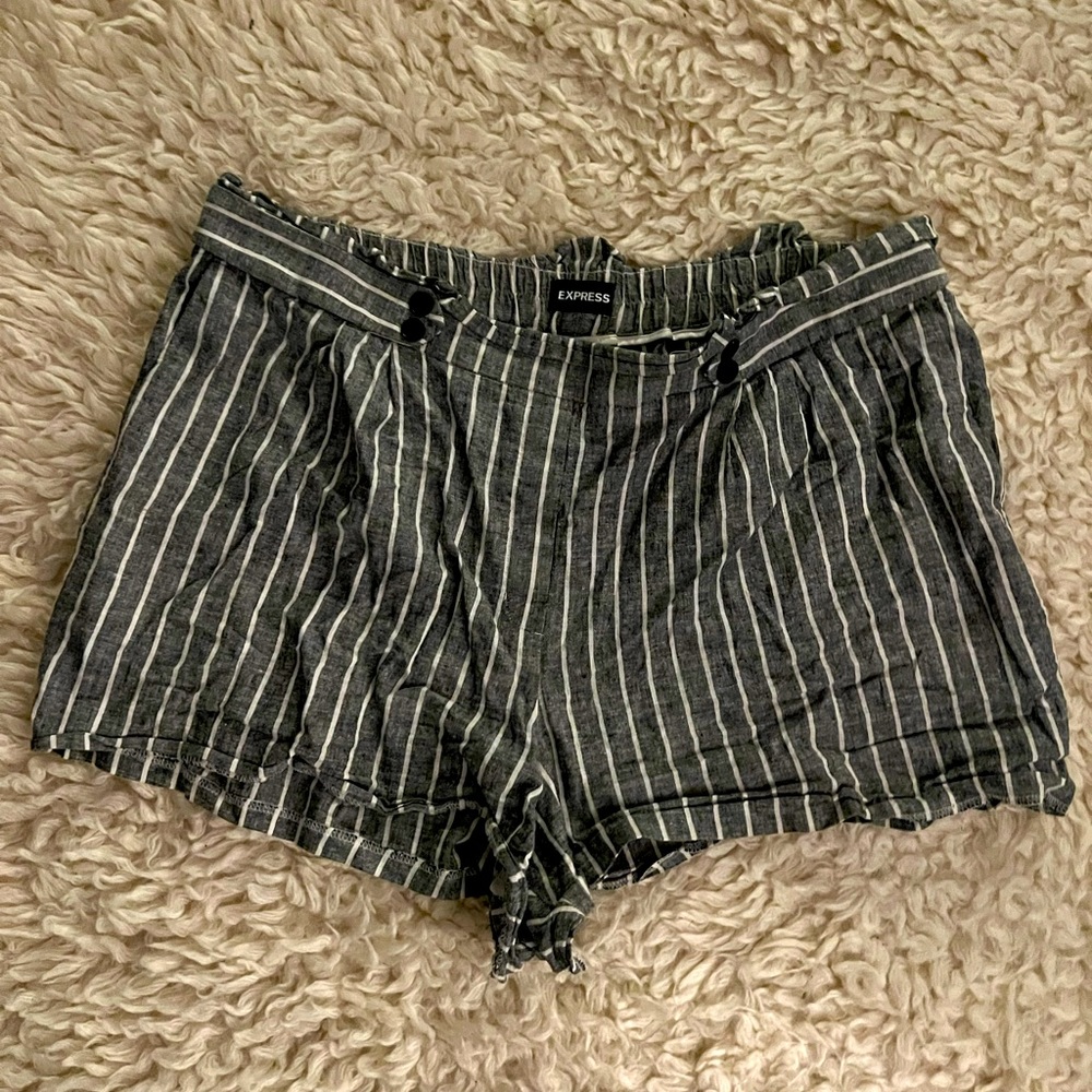Express Pinstripe Shorts